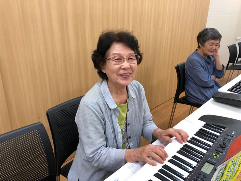 イキイキとしたピアノde脳活の生徒さん